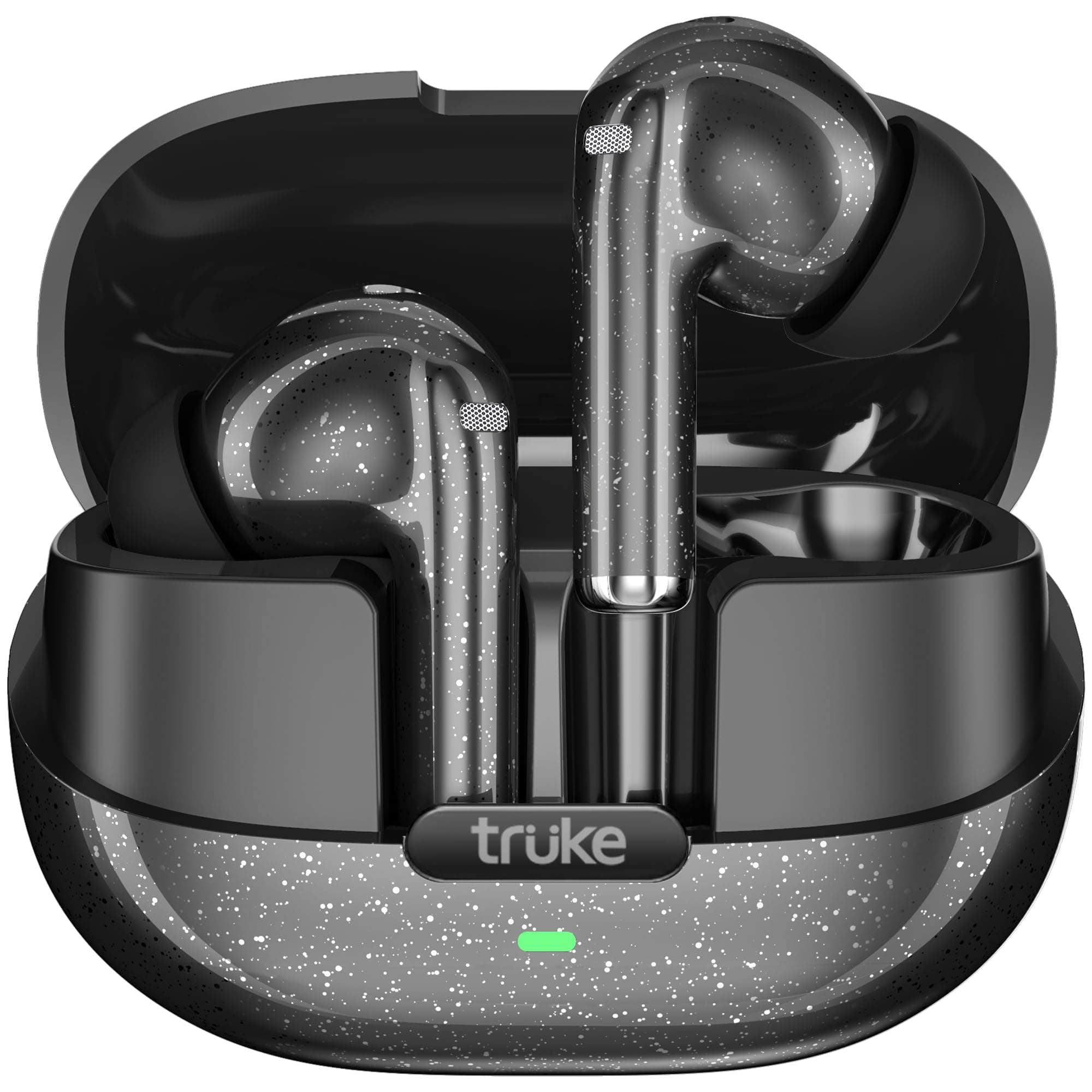 truke New Launch Buds Aura True Wireless in Ear Earbuds with 70Hrs of Playtime and Fast Charging Ear Buds, 13mm Titanium Drivers, Quad-MIC ENC TWS, 40...