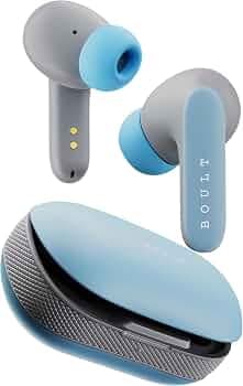 (Refurbished) Boult Audio Newly Launched Z20 Pro, Truly Wireless Bluetooth Ear Buds with 60 Hours Playtime, 4 Mics Clear Calling, 45ms Low Latency, Ri...