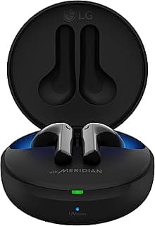 Lg Tone Free Fn7 Uv Nano, Meridian Sound, Active Noise Cancellation, Wireless Charging, Bluetooth 5.0, Ipx4, Voice Command, Lg Tone Free App Bluetooth