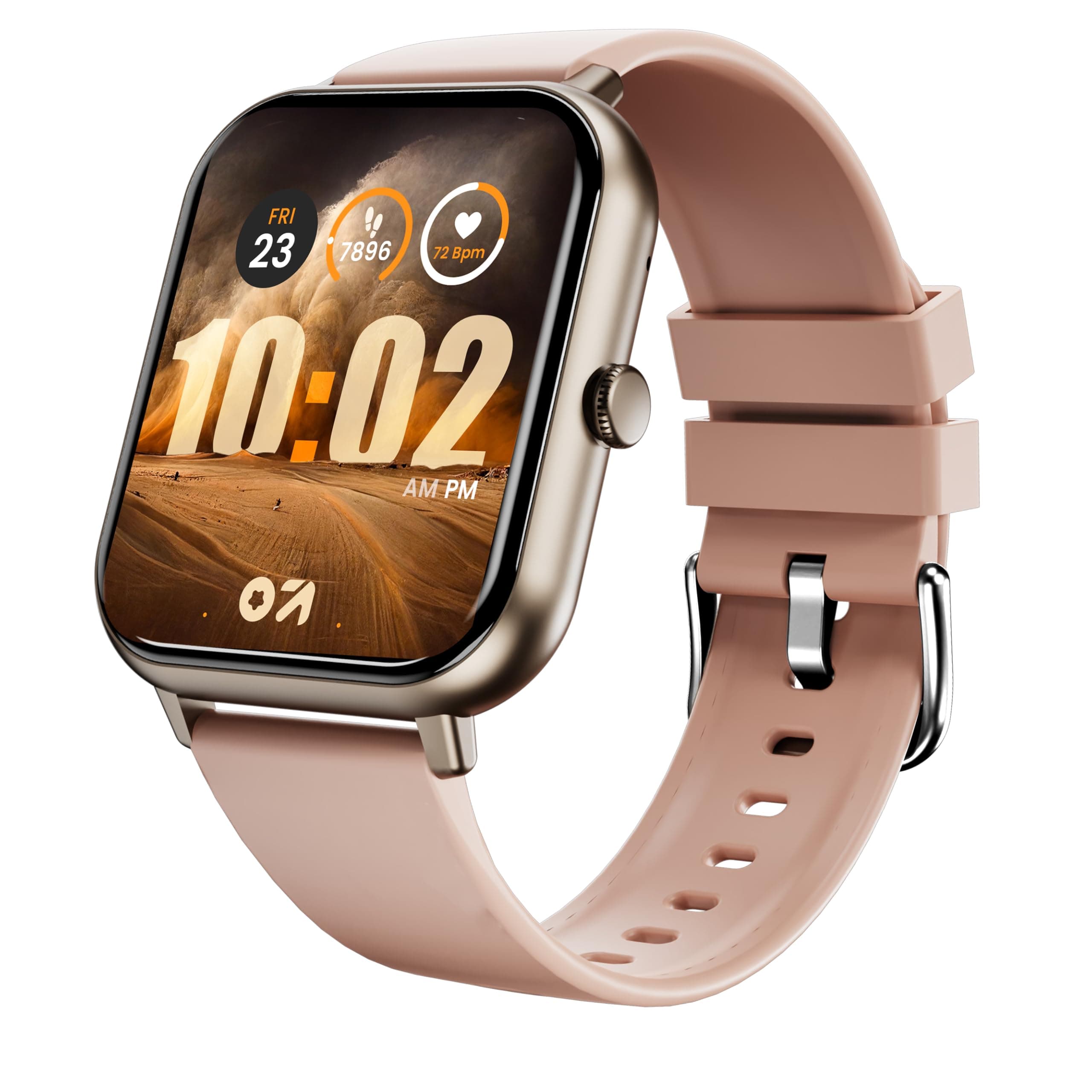 Boult Drift+ Smart Watch 1.85''HD Screen, Bluetooth Calling, IP68, 500 Nits Brightness,150+ Watchfaces, AI Voice Assistant, SpO2 Monitoring, 100+ Spor...