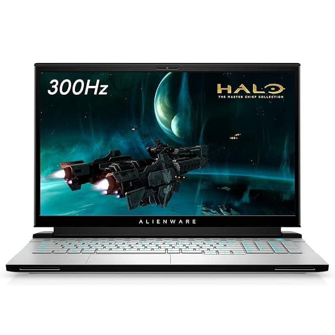 Dell Alienware m17 R3 Intel Core i7-10750H 10th Gen 17.3 inches FHD Gaming Laptop (Luna Light) 16GB R4 RAM, 1TB SSD, Nvidia Geforce RTX 2070 8GB GDDR6