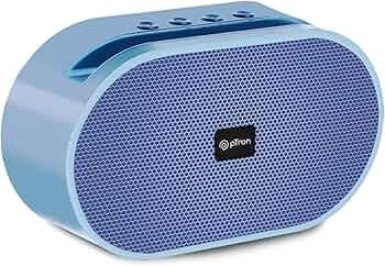 pTron Newly Launched Fusion Hook 6W Mini Bluetooth Speaker, 6 Hrs Playtime, 52mm Dynamic Driver, Bluetooth 5.0 Connectivity, Aux/TF Card/USB Playback,...