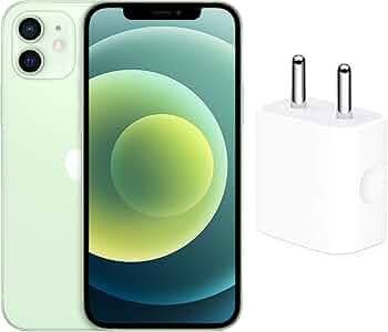 New Apple iPhone 12 (256GB) - Green with Apple 20W USB-C Power Adapter
