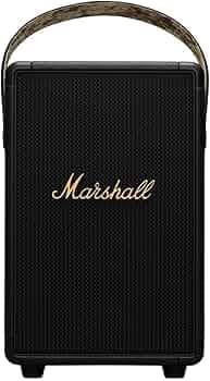 Marshall Tufton Bluetooth Speaker, Black & Brass