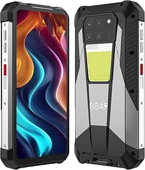 India Gadgets - Unihertz Tank 3 5G Rugged Phone: 16Gb + 512Gb: 6.79" FHD+ Display: 200MP + 64MP Night Vison Camera: Large 23800mAh Battery: Laser Rang...
