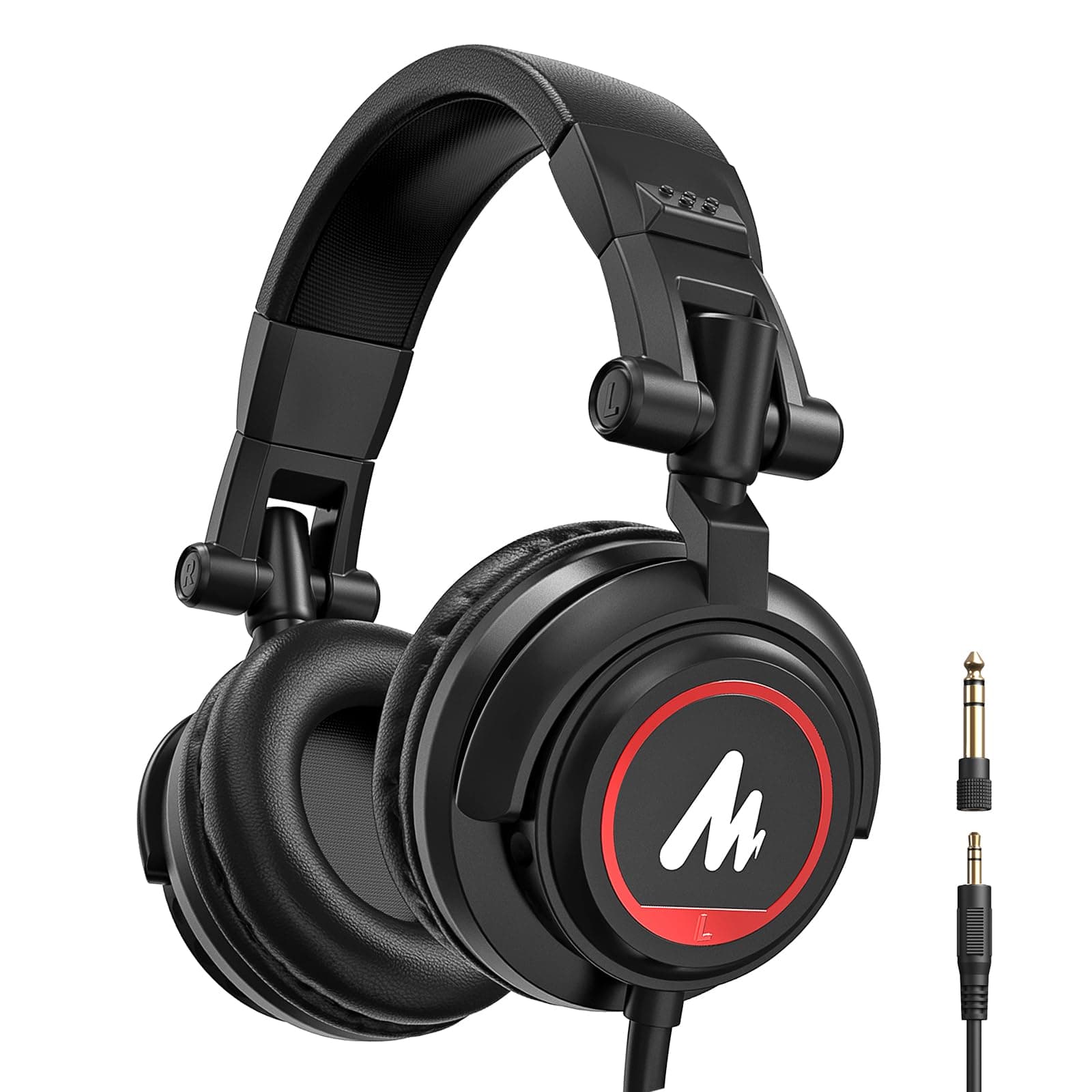 Maono Au-Mh501 Wired Over Ear Headphones With Mic (Black)