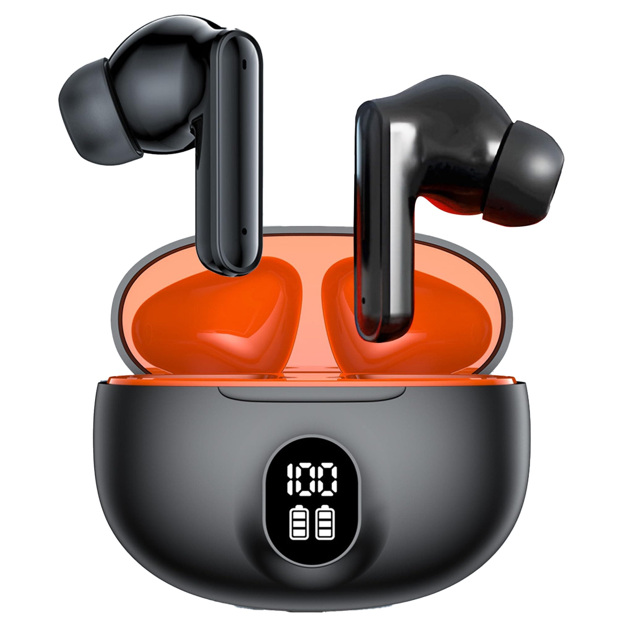 Kratos Cube Ear Buds Wireless with 30H Playtime, Noise Isolation & Clear Calls, Bluetooth Earbuds with Voice Assistant, Ear Buds with Bluetooth V 5.3 ...