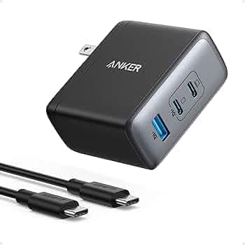 Anker Nano 100W USB-C Charger, 3-Port Fast Compact GaN Charger for MacBook Pro/Air, Pixelbook, ThinkPad, Dell XPS, iPad Pro, iPhone 15 Series, Galaxy ...