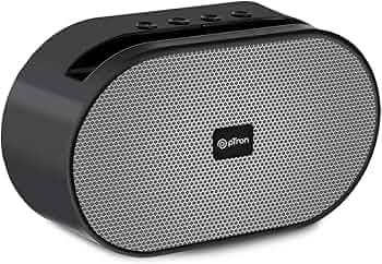 pTron Newly Launched Fusion Hook 6W Mini Bluetooth Speaker, 6 Hrs Playtime, 52mm Dynamic Driver, Bluetooth 5.0 Connectivity, Aux/TF Card/USB Playback,...