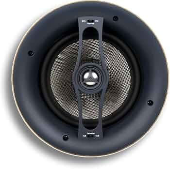 Micca Reference Series R-8C 8-Inch Rimless In-Ceiling Speaker (Each, White)