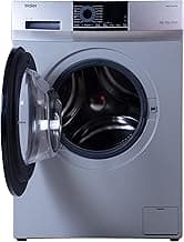 Haier 6.5 kg Fully-Automatic Front Loading Washing Machine (HW65-10829TNZP, Titanium Grey)