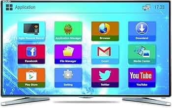 Mitashi 127 cm (50 Inches) Full HD LED Smart TV MiDE050v02-FS |With Free Air Mouse (Black) (2015 model)