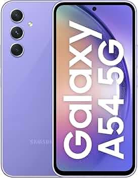 (Renewed) Samsung Galaxy A54 5G (Awesome Violet, 8GB, 256GB Storage) | 50 MP No Shake Cam (OIS) | IP67 | Gorilla Glass 5 | Voice Focus | Travel Adapter to be Purchased Separately