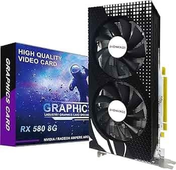 Video Card RX 580 8GB 256Bit GDDR5 Graphics Cards for AMD Radeon RX 580 2048SP Series Professional PC Graphics Cards for ETH Mining and Gaming