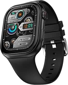Fire-Boltt Brillia Smart Watch with 51.3mm (2.02 inch) AMOLED Display, Bluetooth Calling, SpO2, Heart Rate Monitoring, 120+ Sports Modes, IP67 Waterpr...