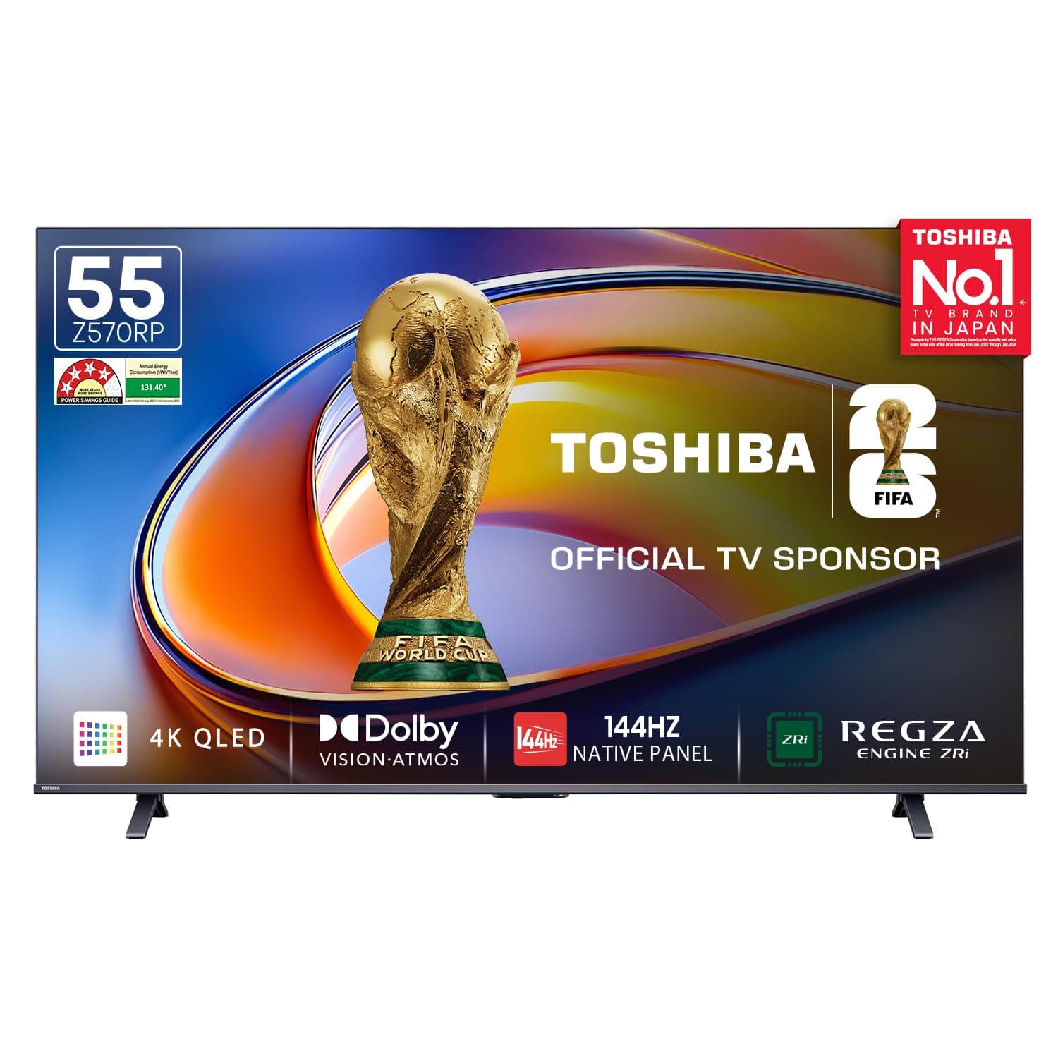 TOSHIBA 139 cm (55 inches) Z570RP Series 4K Ultra HD Smart QLED TV 55Z570RP
