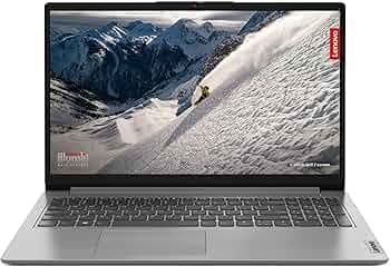 (Refurbished) Lenovo IdeaPad 1 AMD Ryzen 5 7520U 15.6" HD Thin and Light Laptop (8 GB/512GB SDD/Windows 11 Home/Cloud Grey/1.58Kg), 82VG00ESIN