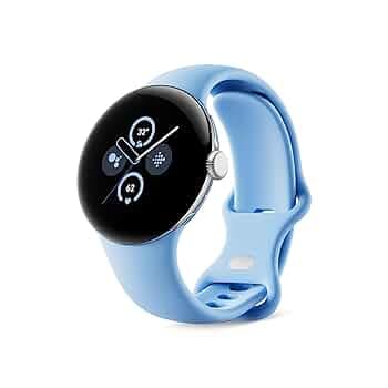 Google Pixel Watch 2 with the Best of Fitbit and Google - Heart Rate Tracking, Stress Management, Safety Features - Android Smartwatch - Polished Silv...