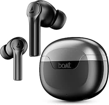 (Refurbished) boAt Newly Launched Airdopes 300 Premium Truly Wireless in-Ear Earbuds with 4 Mics AI-ENx Spatial Audio, 50HRS Playtime, Multipoint Conn...