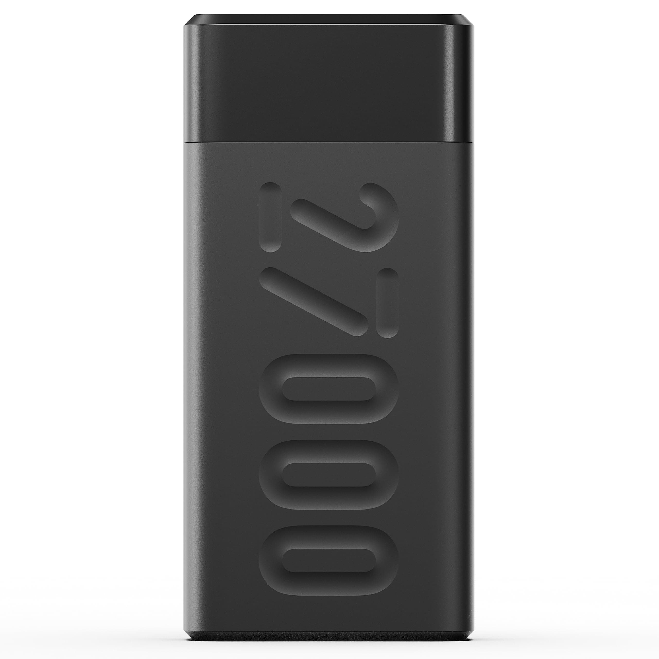 Ambrane 27000mAh Powerbank, 22.5W Fast Charging, Triple Output (2 USB & 1 Type C), PD, Quick Charge for iPhone, Android & Other Devices, Made in India...