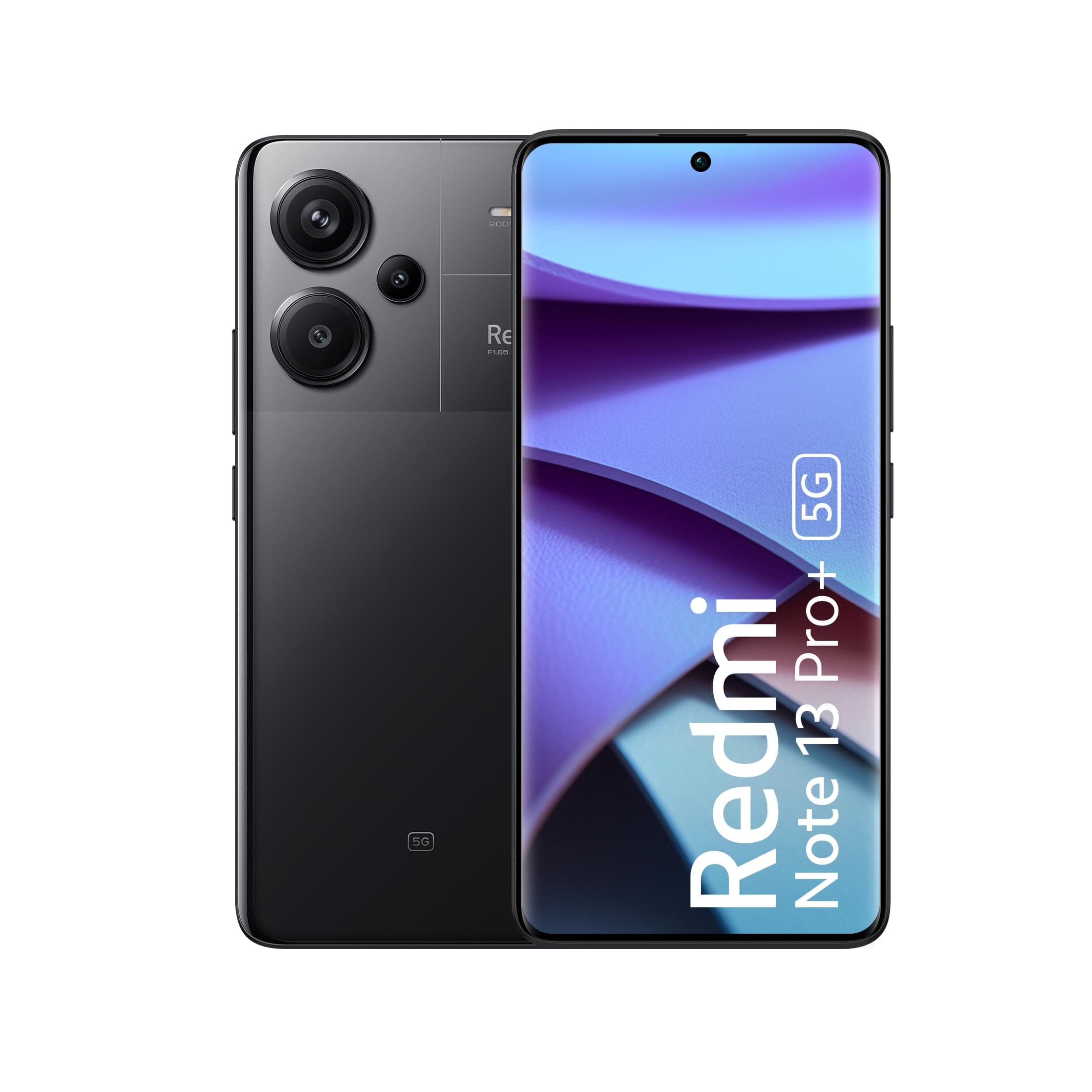 Redmi Note 13 Pro+ 5G (Fusion Black, 12GB RAM, 256GB Storage)