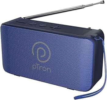 pTron Newly Launched Musicbot Groove Mini Bluetooth Speaker, 10W Immersive Sound, 6H Playtime, FM Radio, Multi-Playback Modes-BT5.1/TF Card/Aux-in, Me...