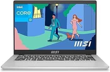 MSI Modern 14 C12M, Intel 12th Gen. i3-1215U, 36CM FHD 60Hz Laptop (16GB/512 NVMe SSD/Windows 11 Home/UDH Graphics,/Urban Silver/1.4Kg), C12M-444IN