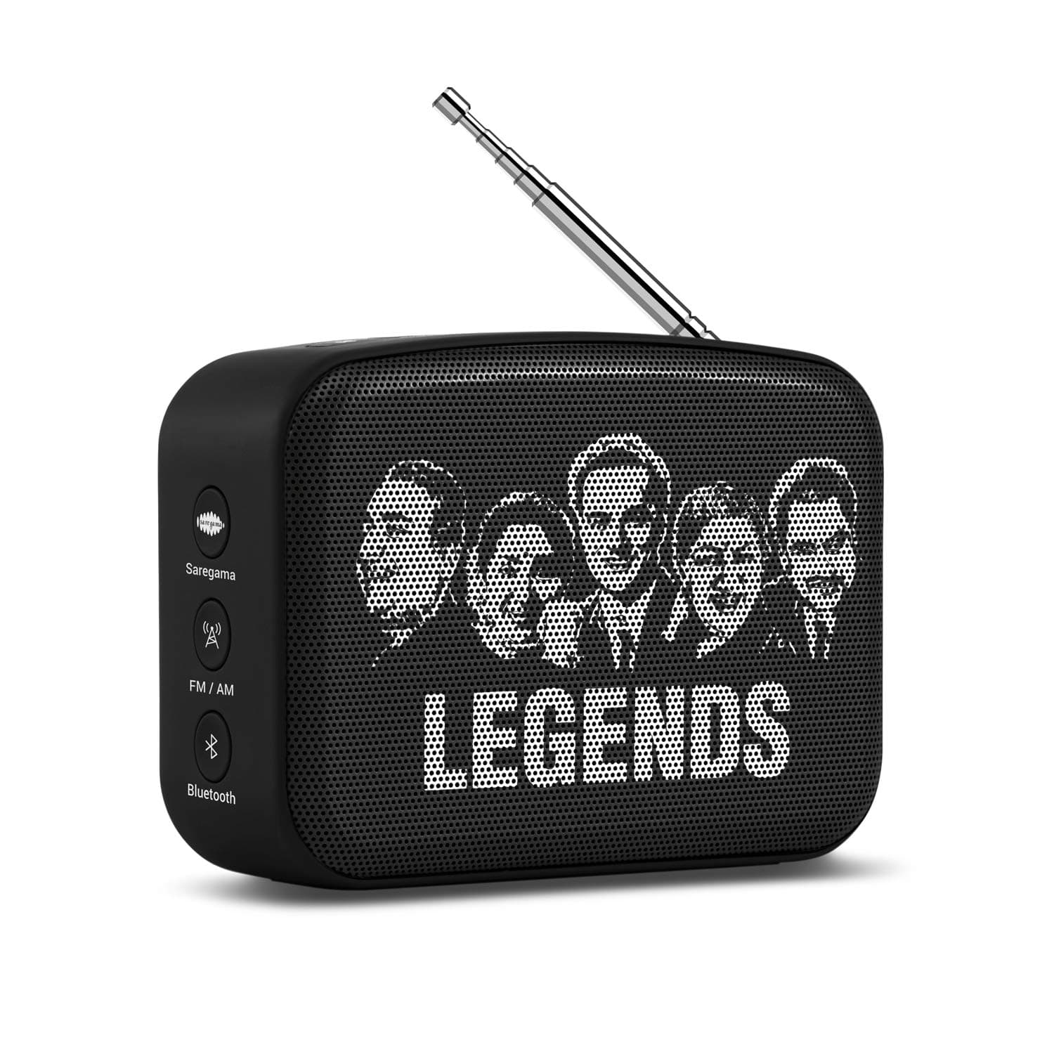Saregama Carvaan Mini Hindi 2.0- Music Player with Bluetooth/FM/AM/AUX (Moonlight Black) Radios