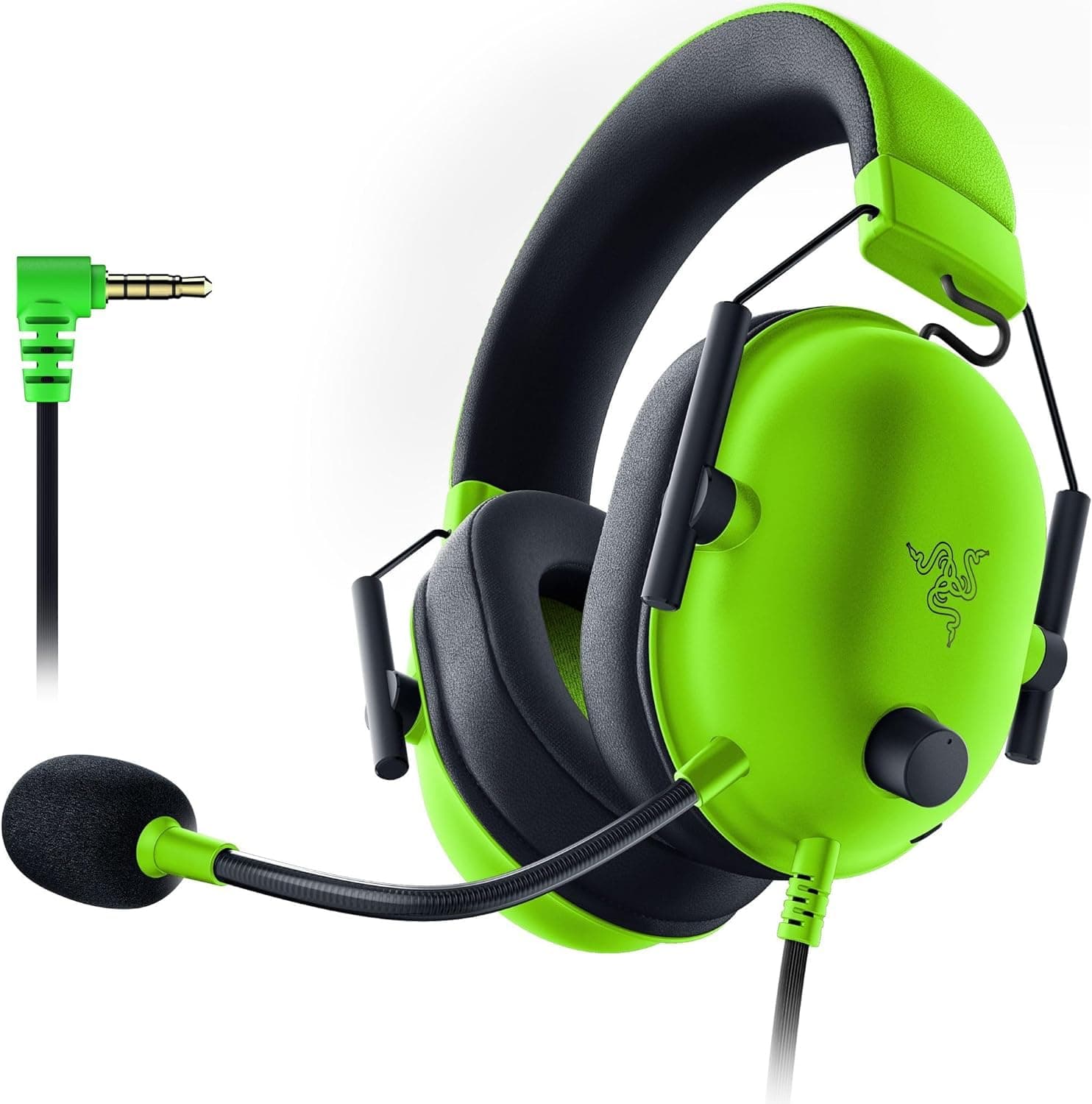 Razer BlackShark V2 X Gaming Headset: 7.1 Surround Sound - 50mm Drivers - Memory Foam Ear Cushions - RZ04-03240600-R3M1 - Gre
