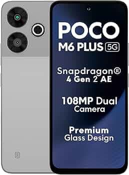 POCO M6 Plus 5G Ice Silver 6GB RAM 128GB ROM