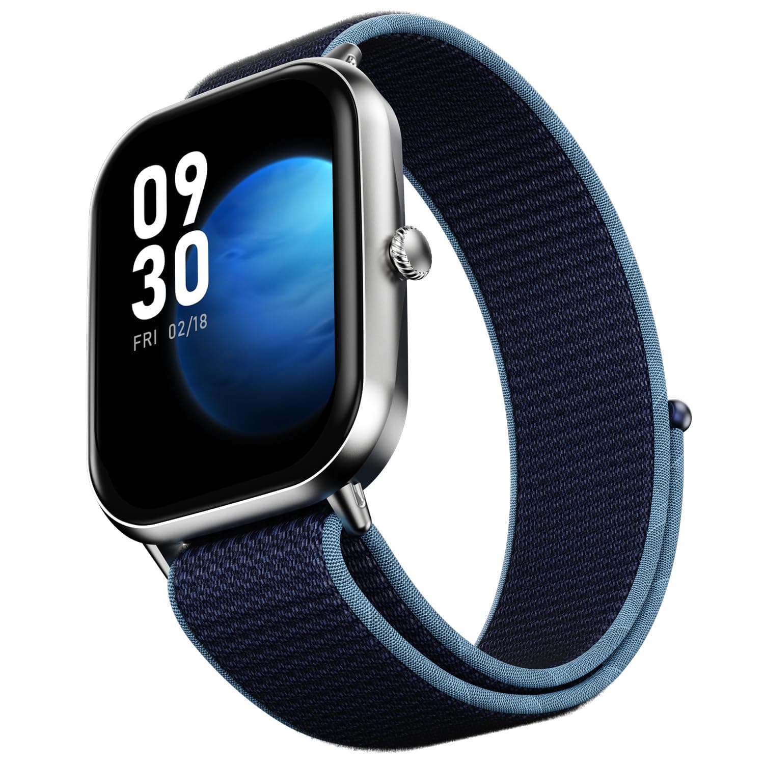 Newly Launched Ninja Call Pro Max Nyluxe Smart Watch 2.01 inch Display, Bluetooth Calling, 120+ Sports Modes, Health Suite, Voice Assistance (Cyan)