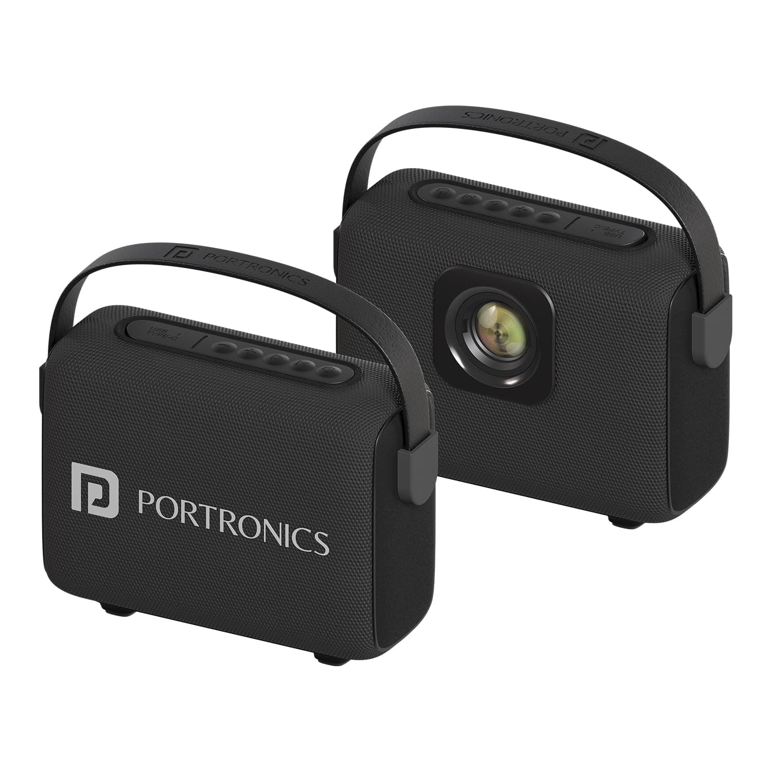 Portronics Resonate 14W Potable Bluetooth Speaker With LED Sunset Projection Lights, Upto 5 Hours Playtime, Bluetooth 5.3V, TWS Function, Handsfree Ca...