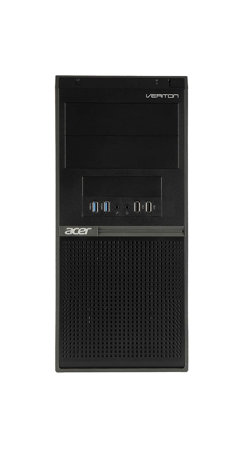 Acer Veriton Veriton M200 Desktop (Intel Core i3-8100 Processor/4GB/1TB/Window 10 Home 64Bit/Integrated Graphics), Black Tower PCs