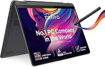 Lenovo IdeaPad Flex 5 Ryzen 5 5500U 14" (35.5cm) WUXGA+ IPS 2-in-1 Laptop (16GB/512GB SSD/Win 11/Office 2021/Backlit KB/Fingerprint/HD Camera/Alexa/3 ...