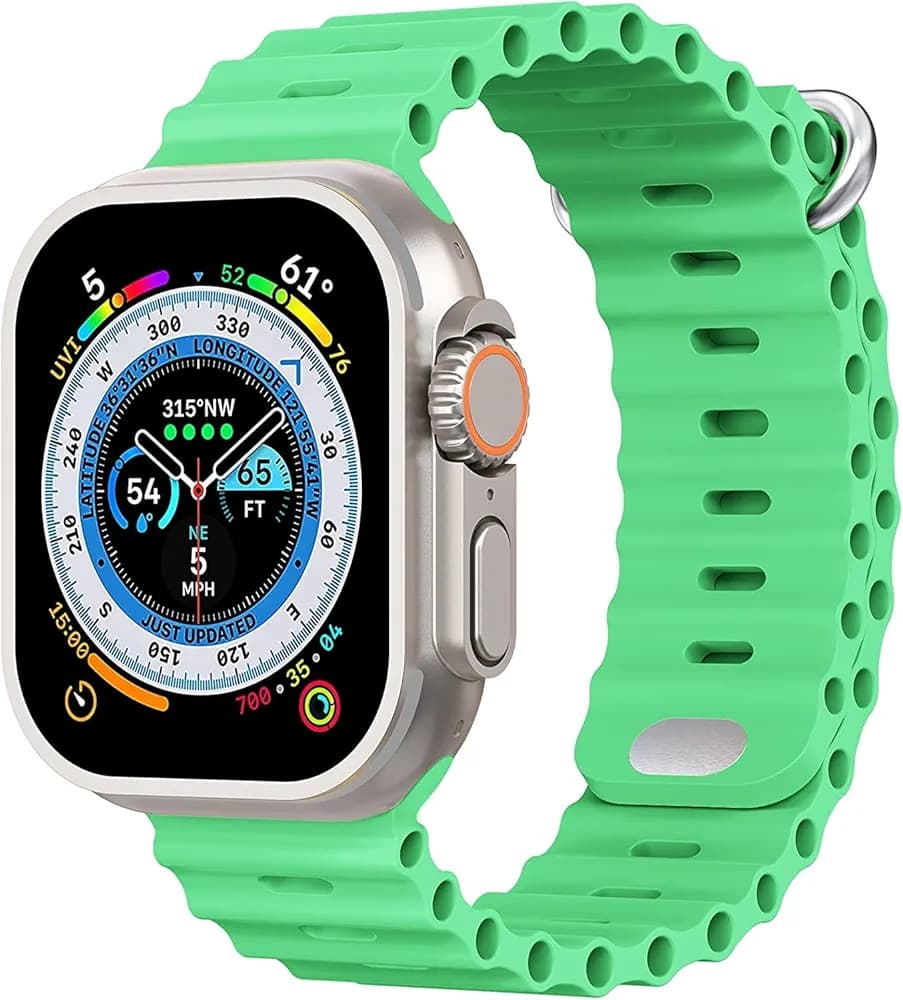 Demaco Ultra Seris 8 Smart Watch Men Two Watch NFC Door Unlock Smartwatch Bluetooth Call Wireless Charge Fitness Bracelet (Ultra Retro Rose Rubber Strap (RRS.))