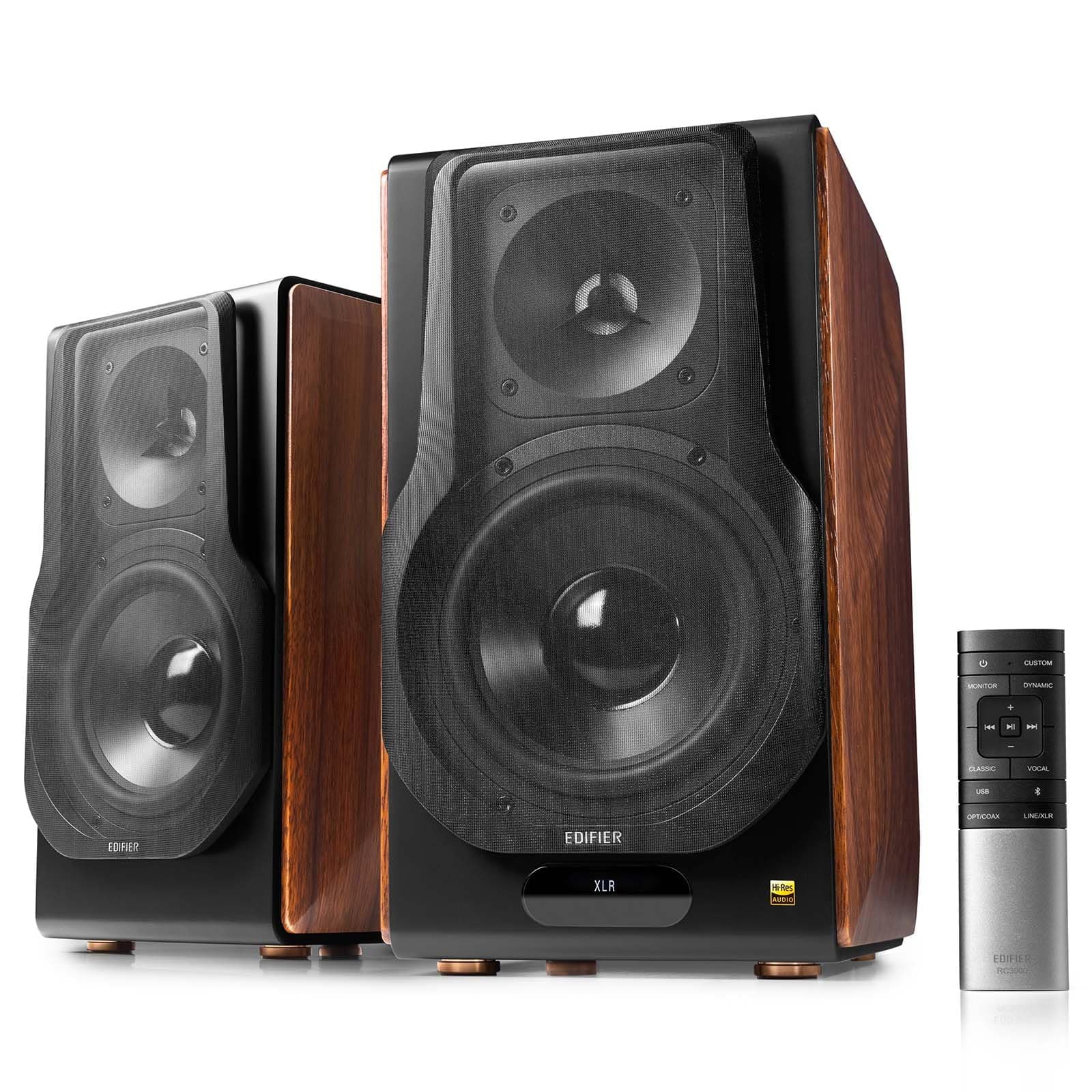 Edifier S3000MKII Audiophile Active Speakers, Wireless Powered Bookshelf Speaker Bluetooth 5.0 aptX with Planar Diaphragm Tweeters, Hi-Res Audio and 6...