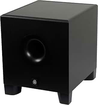 YAMAHA HS8S - Powered Studio Subwoofer, 150W Subwoofer with 8" Speaker, Balanced XLR Inputs and Outputs, Balanced TRS Inputs, Low Cut, Phase, and Leve...