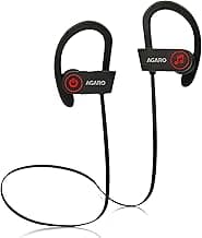 AGARO 33404 Bluetooth Wireless in Ear Earphones with Mic (Black)