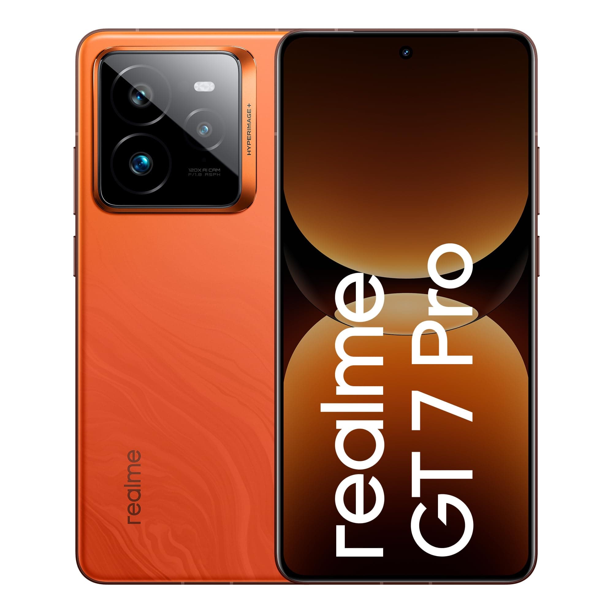 realme GT 7 Pro (Mars Orange,16GB+512GB) |India's First Snapdragon 8 Elite Processor | 3X Periscope Flagship Camera| RealWorld Eco OLED Plus Display