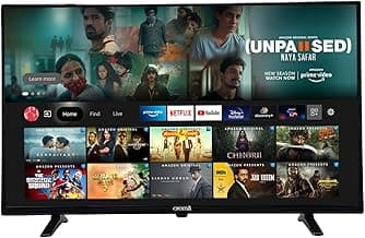 Croma 80 cm (32 Inches) Fire TV HD Ready Smart LED CREL7364 (Black) (2021 Model)