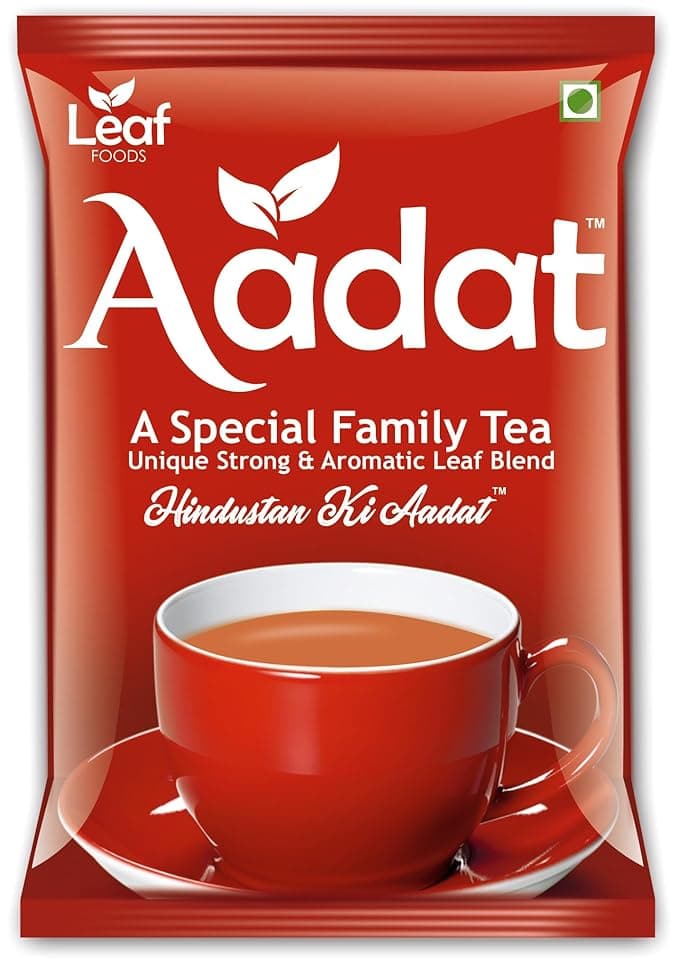Leaf Aadat Special Family Tea 1Kg, Strong & Unique Leaf Tea For Family, Black Tea, Hindustan Ki Aadat