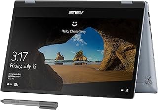 (Renewed) ASUS VivoBook Flip 14 (2020), Intel Core i3-10110U 10th Gen, 14" (35.56cms) FHD Touch, 2-in-1 Laptop (8GB/256GB SSD/Office 2019/Windows 10/I