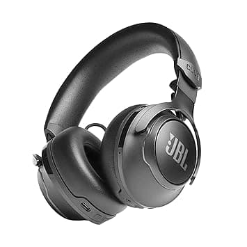JBL Club Bluetooth Wireless Over Ear Headphone with Mic (Black) On-Ear