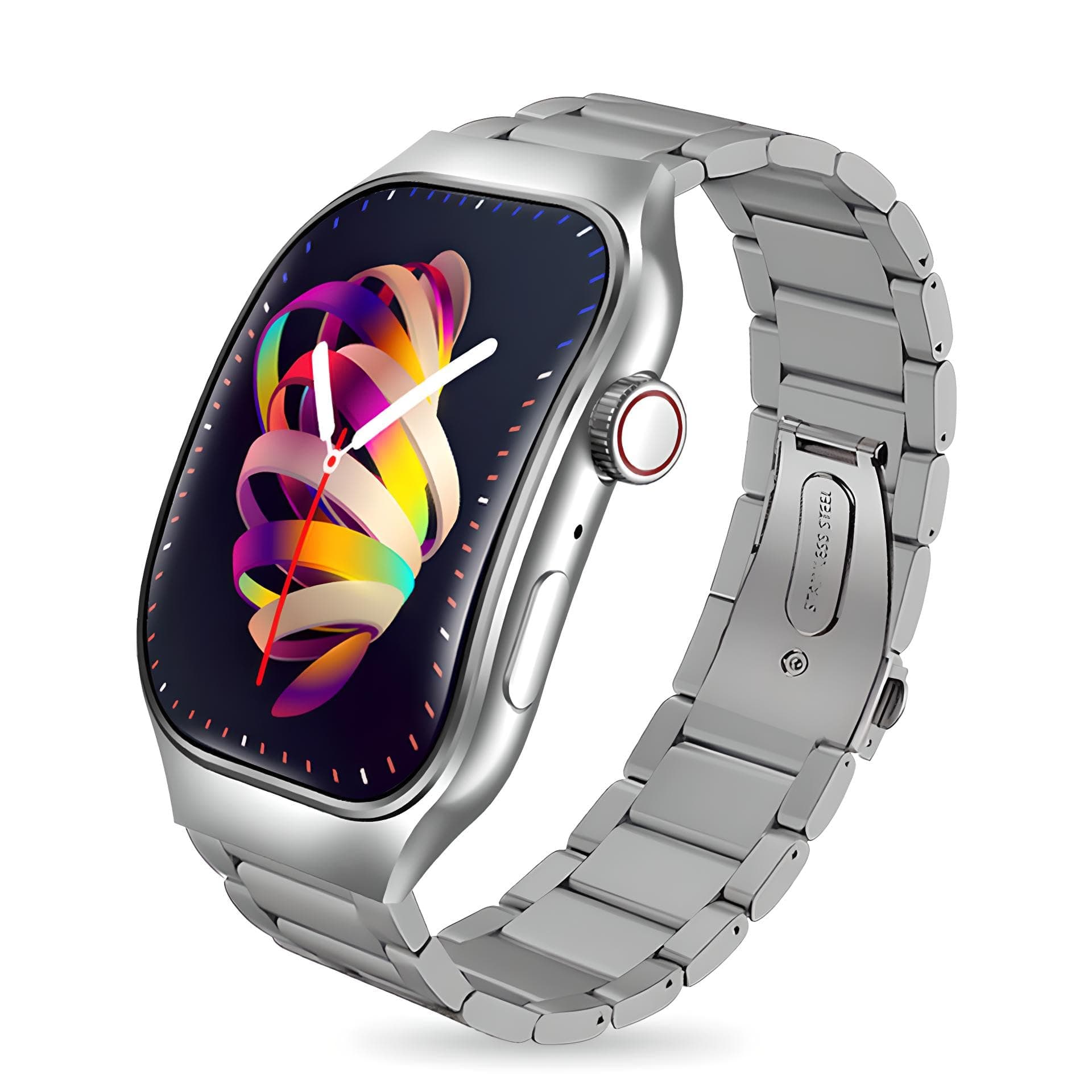 PunnkFunnk Newly Launched Fitrivo SmartWatch 2.01" Curved AMOLED Display, 100+ Watch Faces, Crown Control, 100+ Sports Modes, Health Tracking, Bluetoo...