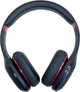 (Renewed) Mi Super Bass Wireless Headphones (Black and Red)