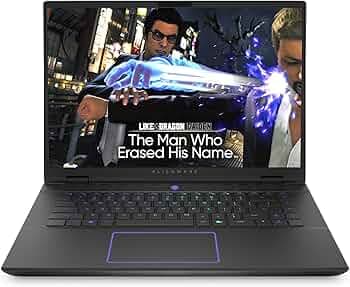 Alienware m16 R2 Gaming Laptop, Intel Core Ultra 7 155H, 16GB, 1TB SSD, NVIDIA RTX 4050, 6 GB GDDR6, 16" (40.6cm) QHD+ 240Hz, NVIDIA G-SYNC +, AlienFX...