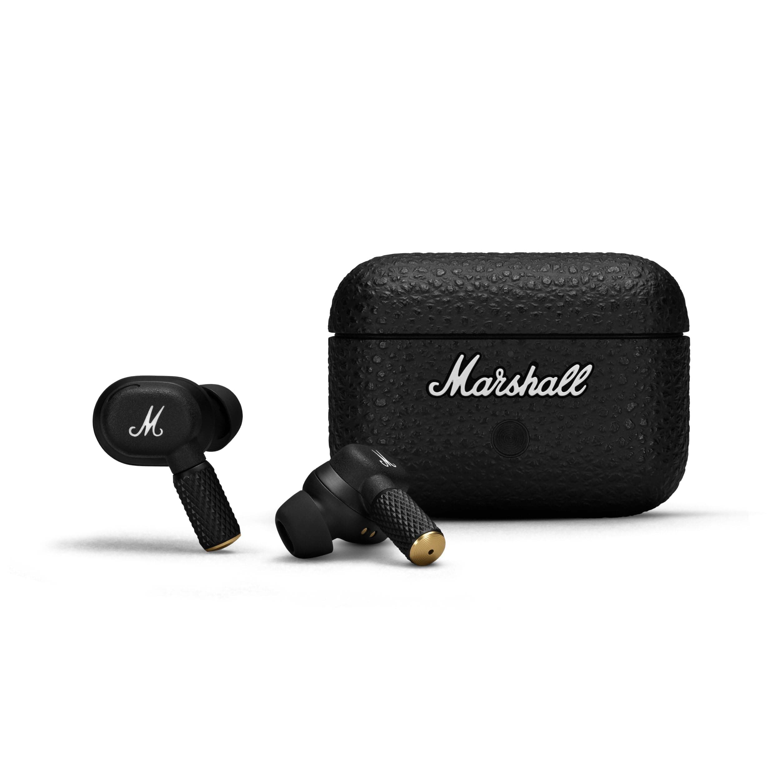 Marshall Motif II ANC - True Wireless Active Noise Cancelling Bluetooth Headphones, Earbuds, 30 Hours Playtime  Black