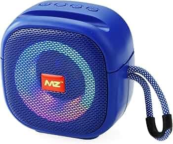 MZ M404SP (Portable Bluetooth Speaker) Dynamic Thunder Sound, in Built RGB Light 5 W Bluetooth Speaker-Blue