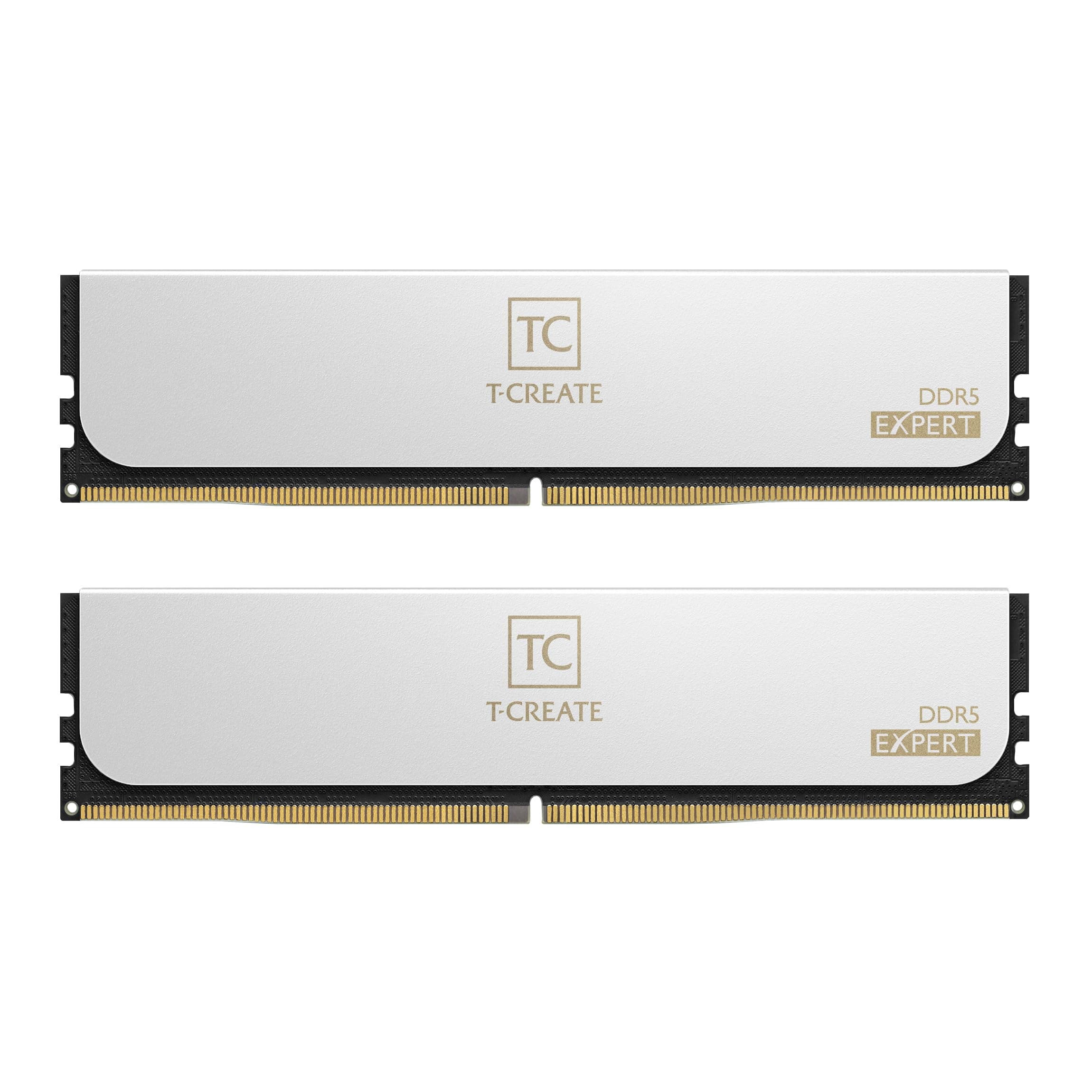 TeamGroup T-Create Expert 2x16GB 6000MHz (6000MT/s) CL38 White 32GB DDR5 RAM Kit, Desktop Memory, Metal Heatsink, 10Layer PCB For Overclocking, ECC, X...