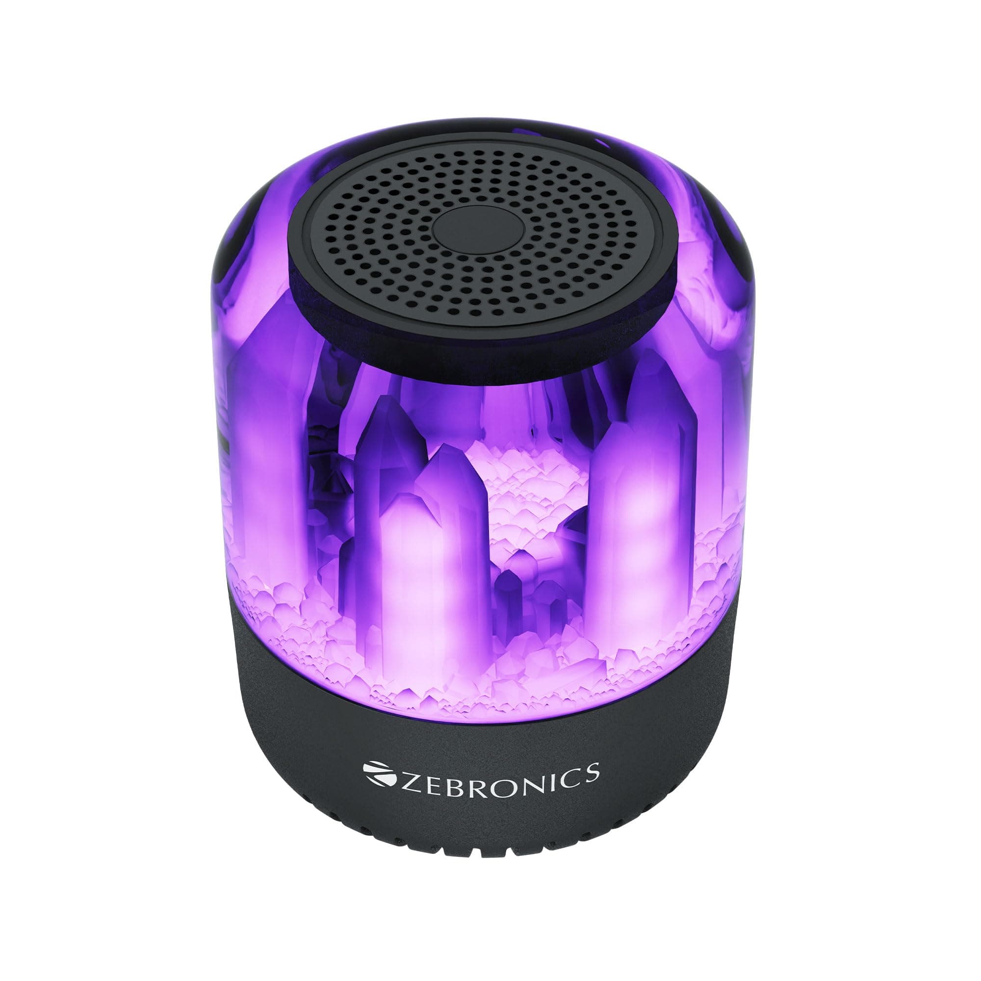 ZEBRONICS Newly Launched Dawn 10 Wireless Portable Bluetooth Speaker with Powerful 8W Output Customized 360 lightshow, 14h* Playback, TWS Function, FM...